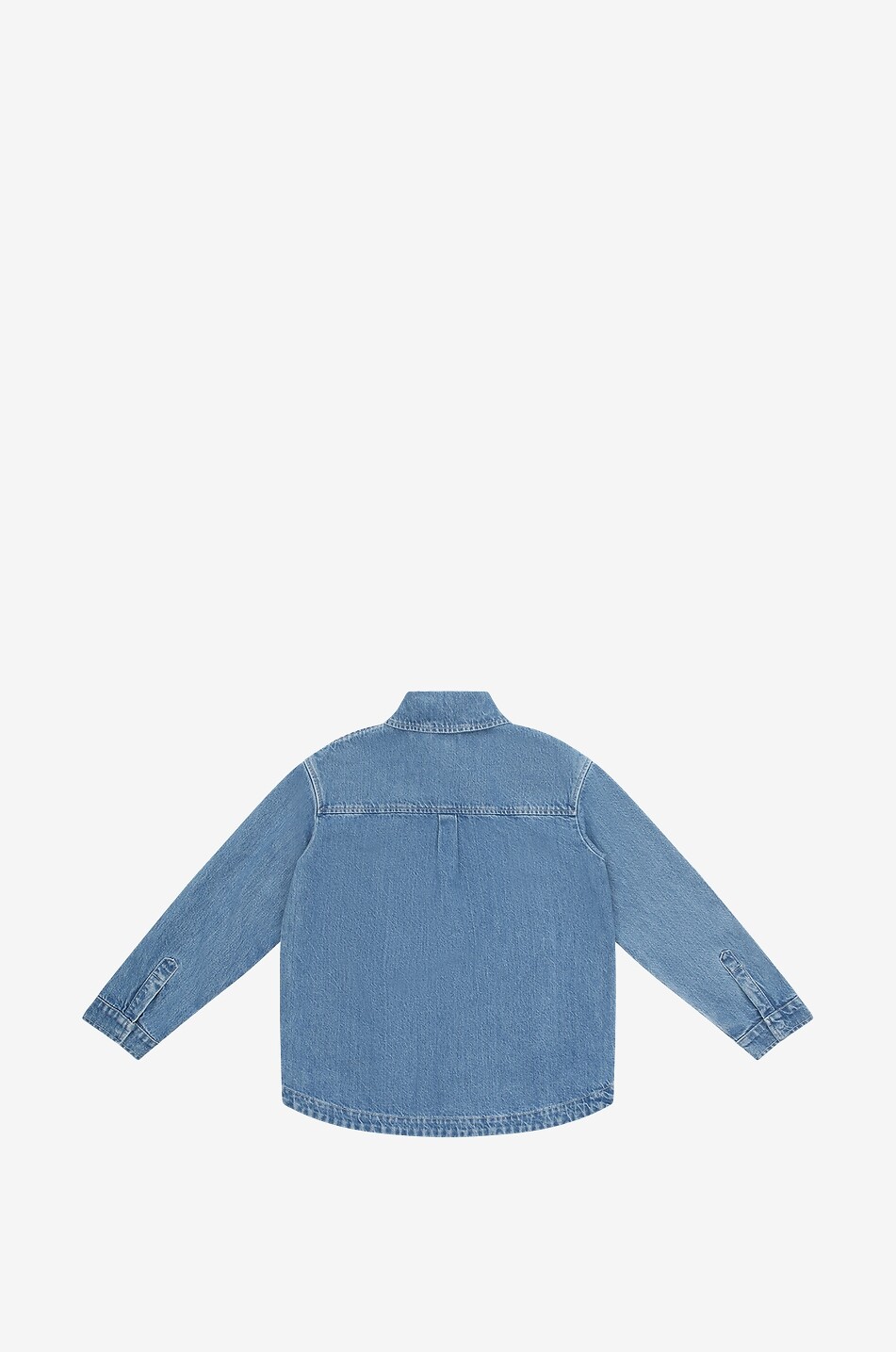 FENDI Jungen-Denim-Hemdjacke FF Junge DUNKELBLAU 2