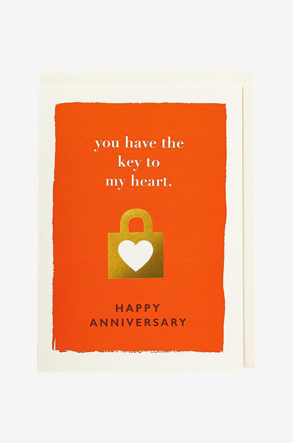 ARCHIVIST Geburtstagskarte Key to My Heart Haus BUNT 1
