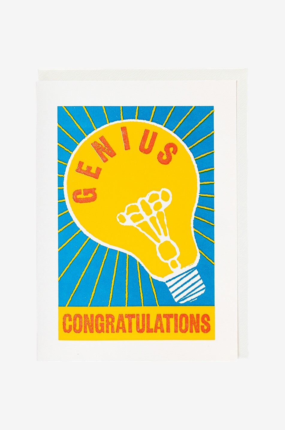 ARCHIVIST Congratulations Genius post card Home MULTI COLOURED 1