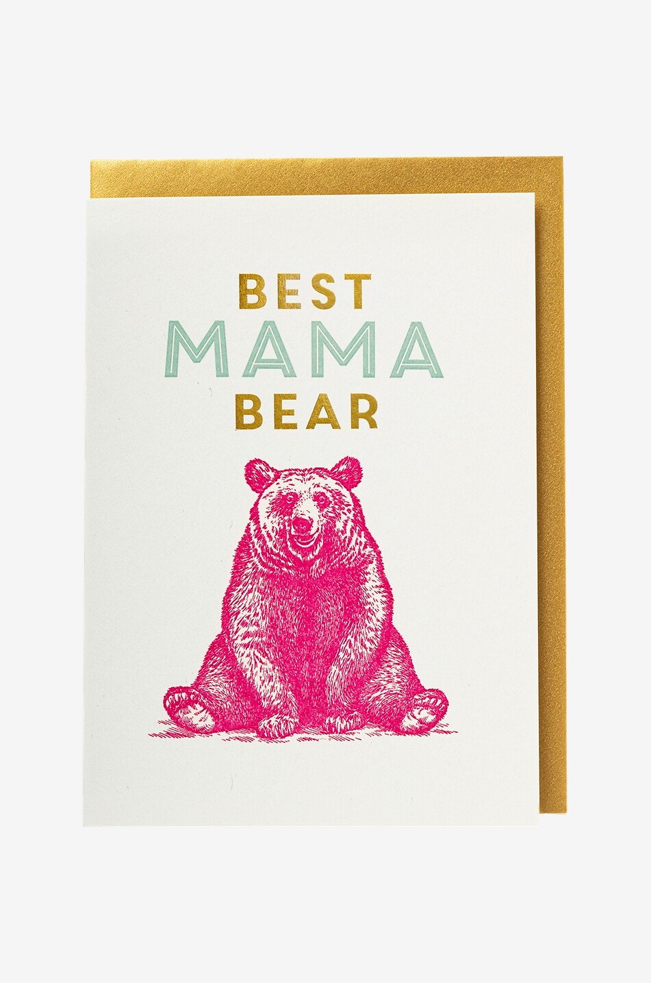 ARCHIVIST Postkarte Mama Bear Haus BUNT 1