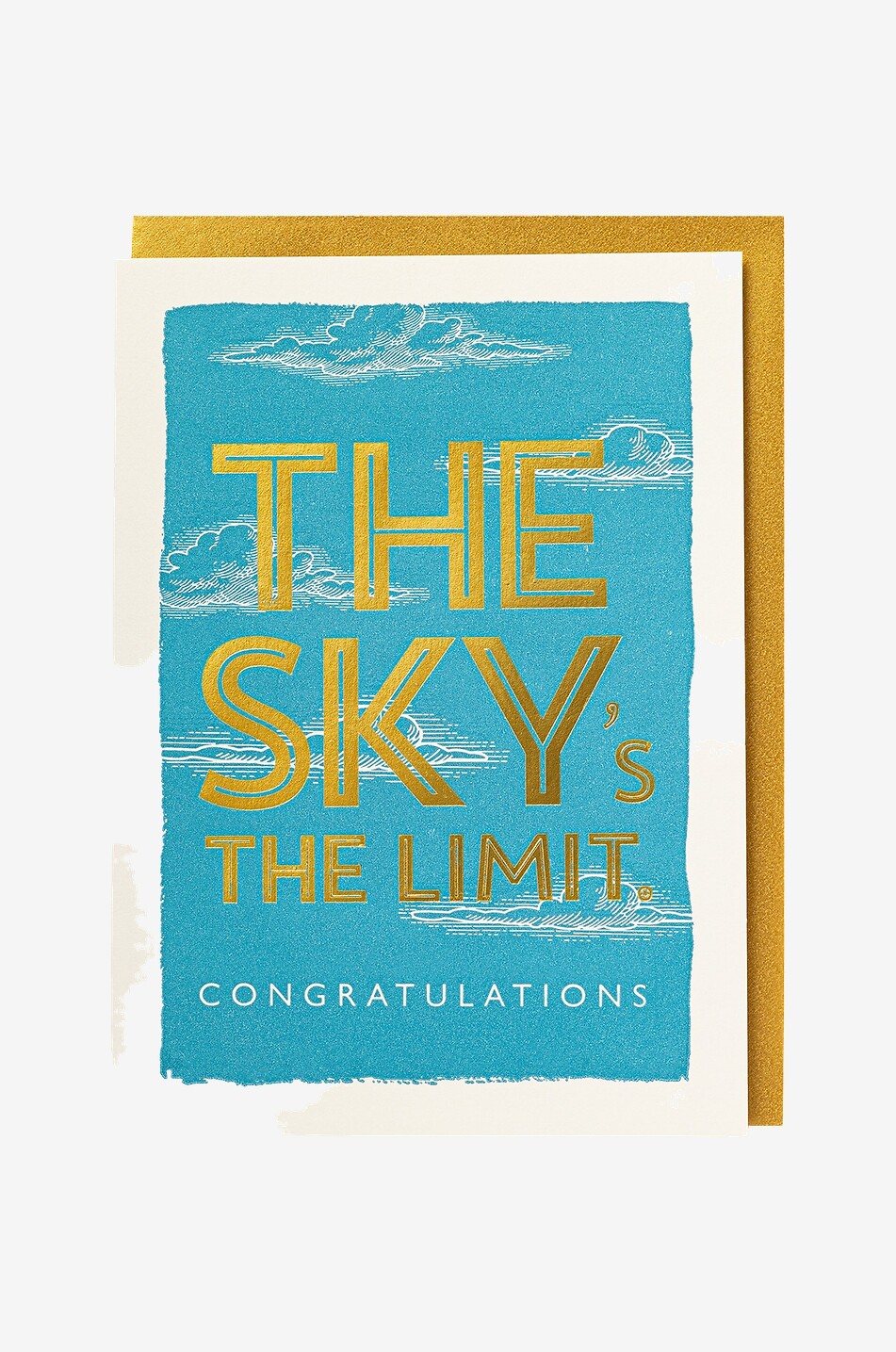 ARCHIVIST Postkarte Sky's the limit Haus BUNT 1