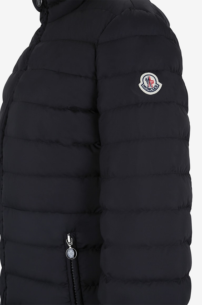 MONCLER Kurze taillierte Daunenjacke Abderos Damen SCHWARZ 3