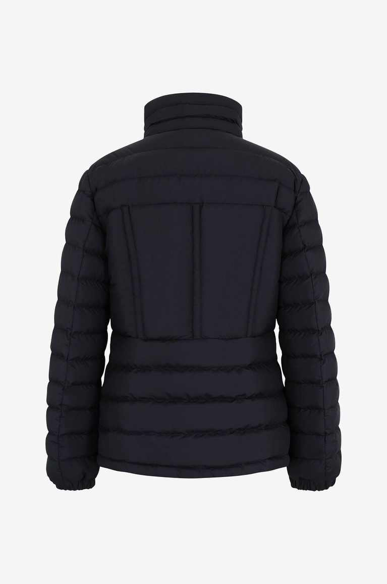 MONCLER Kurze taillierte Daunenjacke Abderos Damen SCHWARZ 2