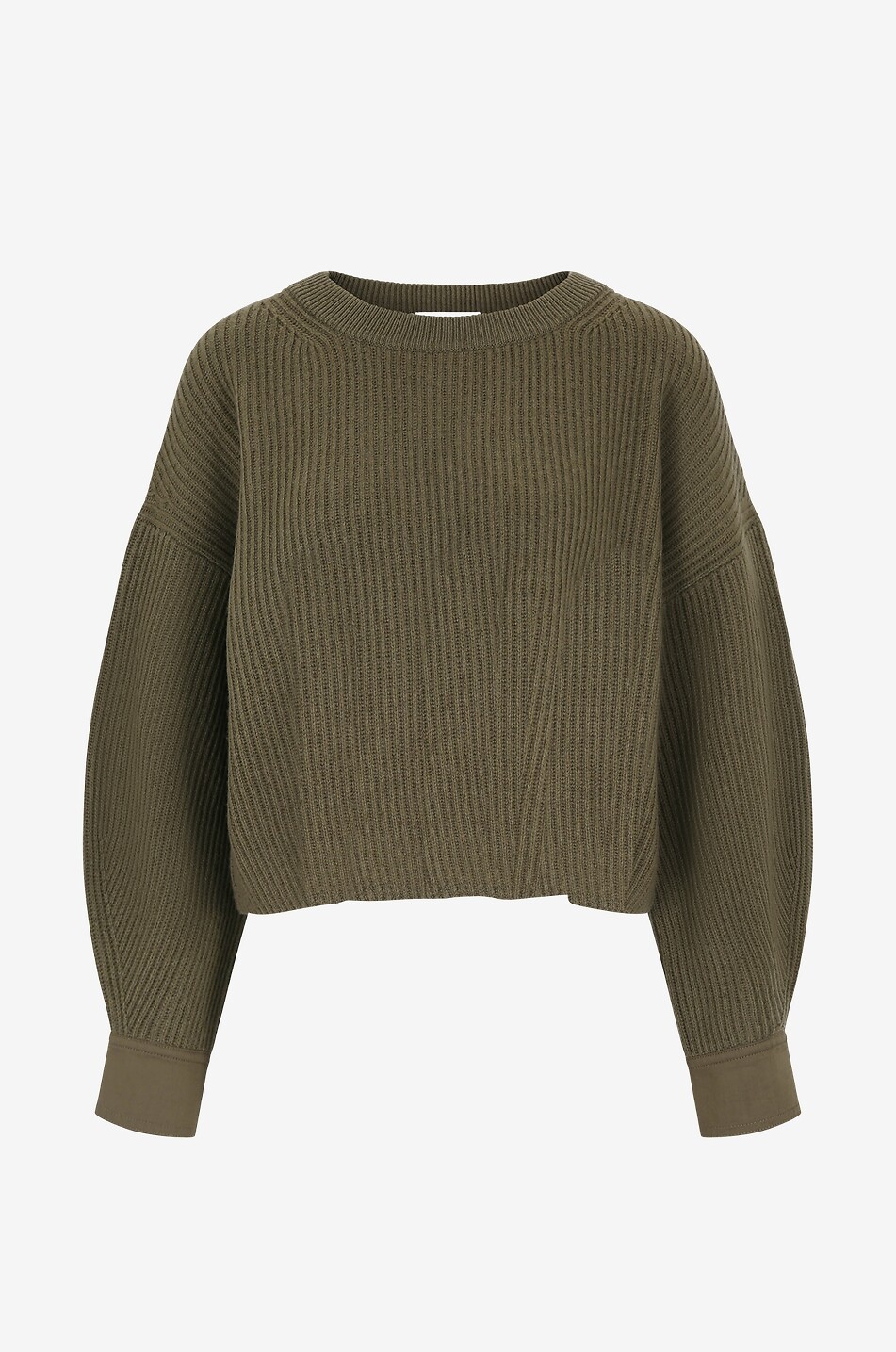 Pull à col rond en laine mérinos Alba