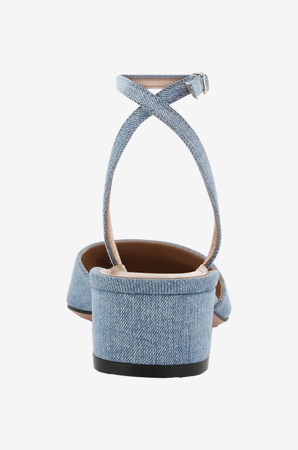 Escarpins en denim et cuir French Flirt 35
