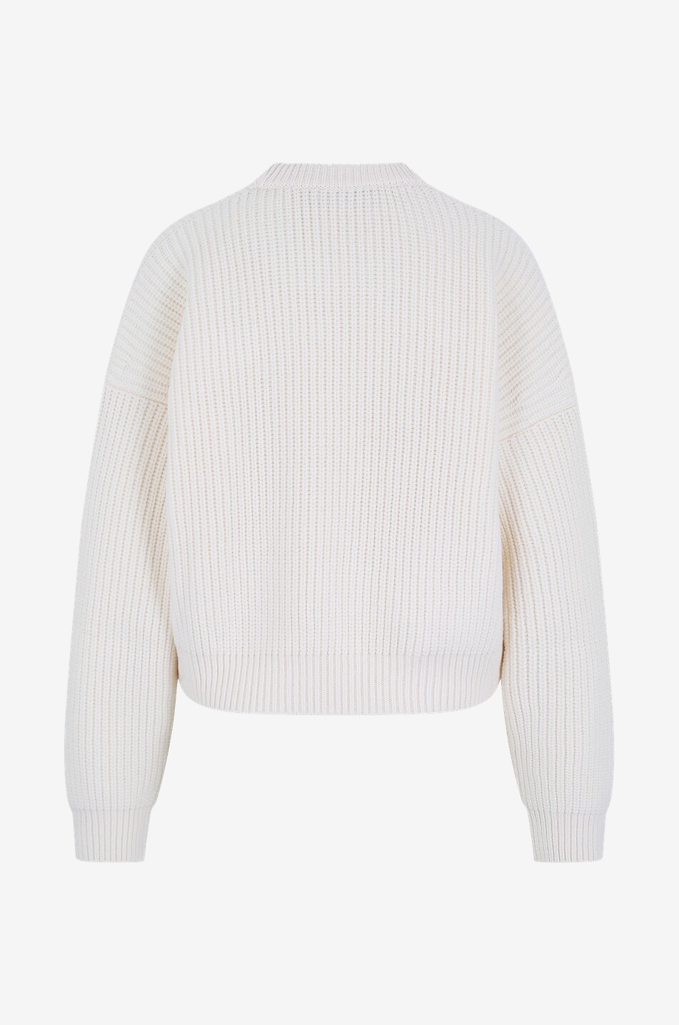 DOLCE & GABBANA DG logo boxy rib knit jumper Women EGGSHELL 2