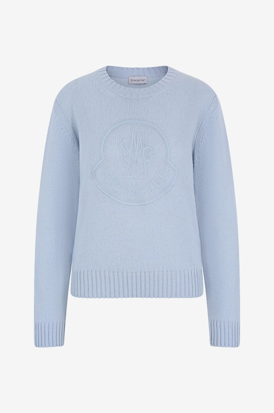 Rooster embroidered wool and cashmere jumper