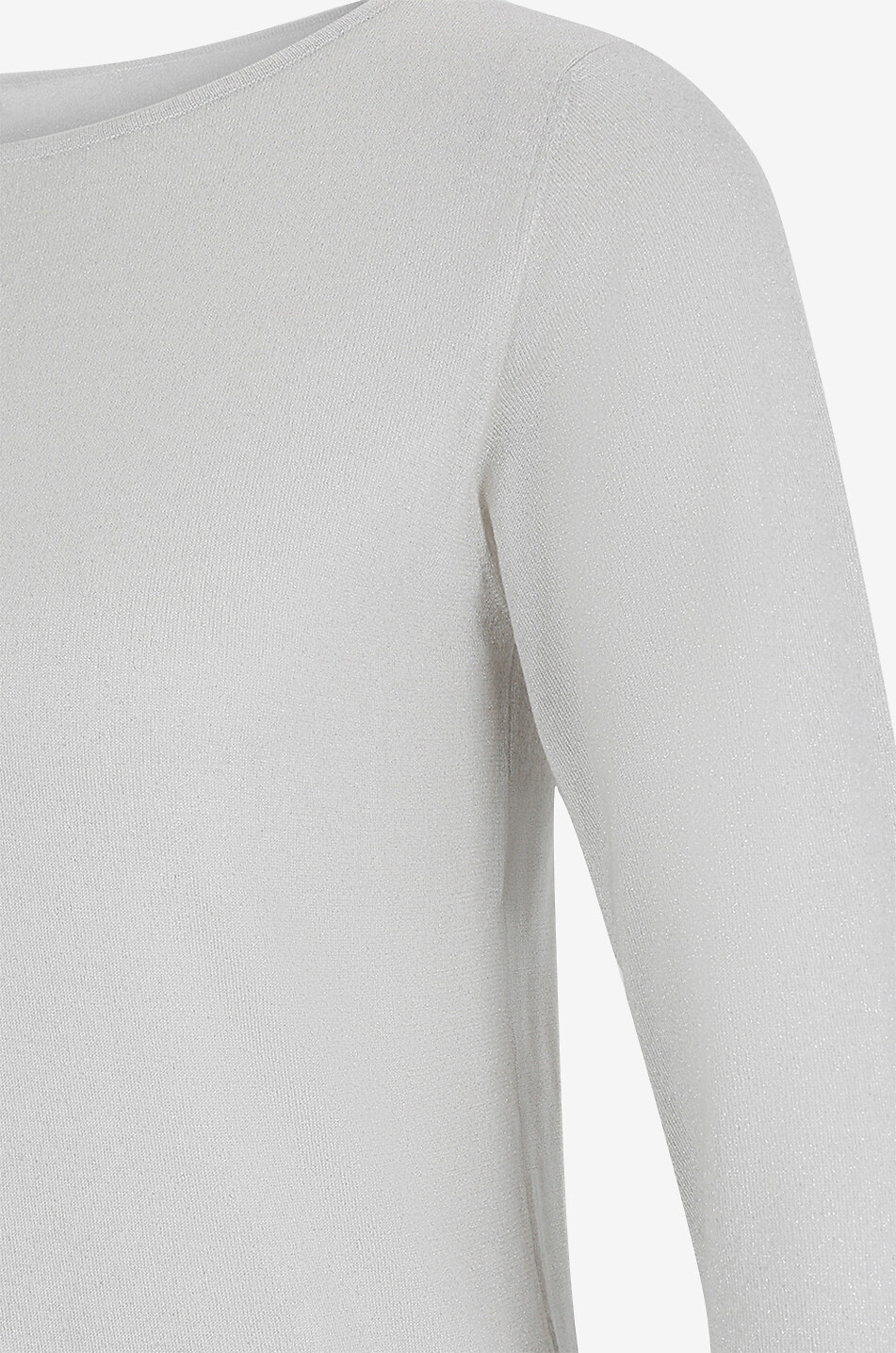 BRUNELLO CUCINELLI Leichter Pullover aus Kaschmir und Seide Sparkling Damen CREMEFARBEN 3