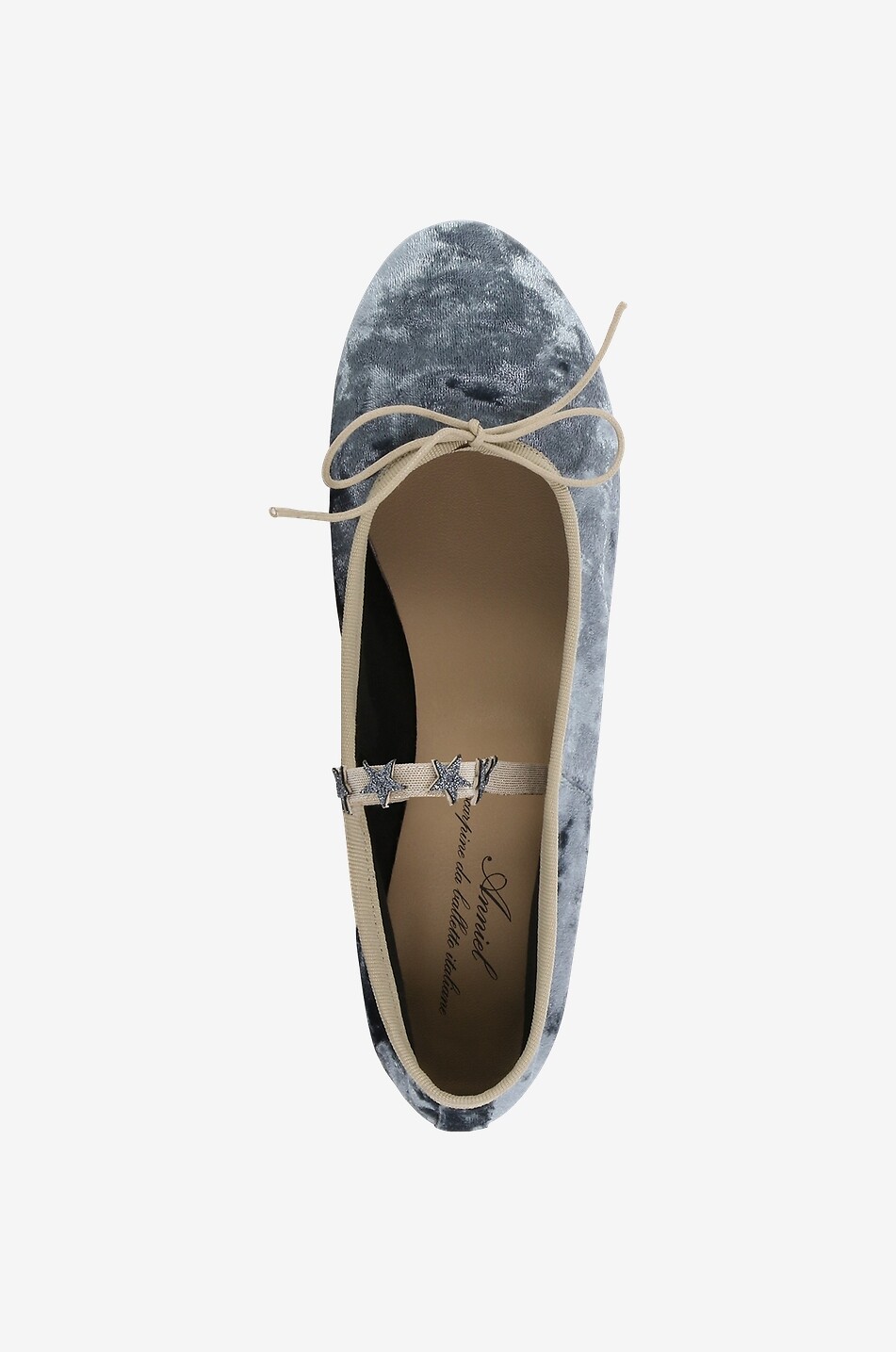 Velvet round toe ballet flats
