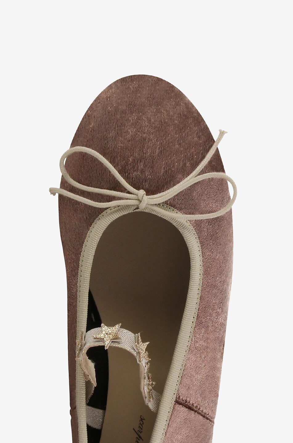 Ballerines à bout rond en velours Velvet