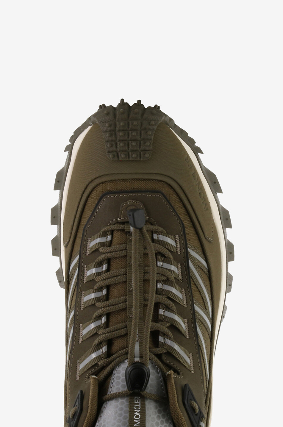 MONCLER Trailgrip Gtx low-top lace-up multi material sneakers Men BROWN 5