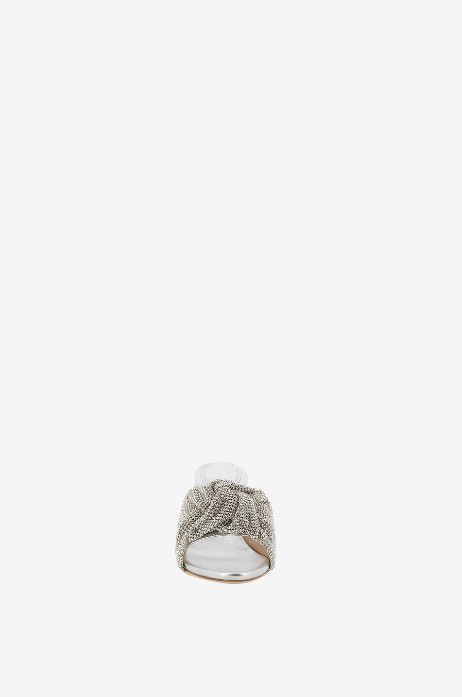 Mules à talon en cuir Anais
