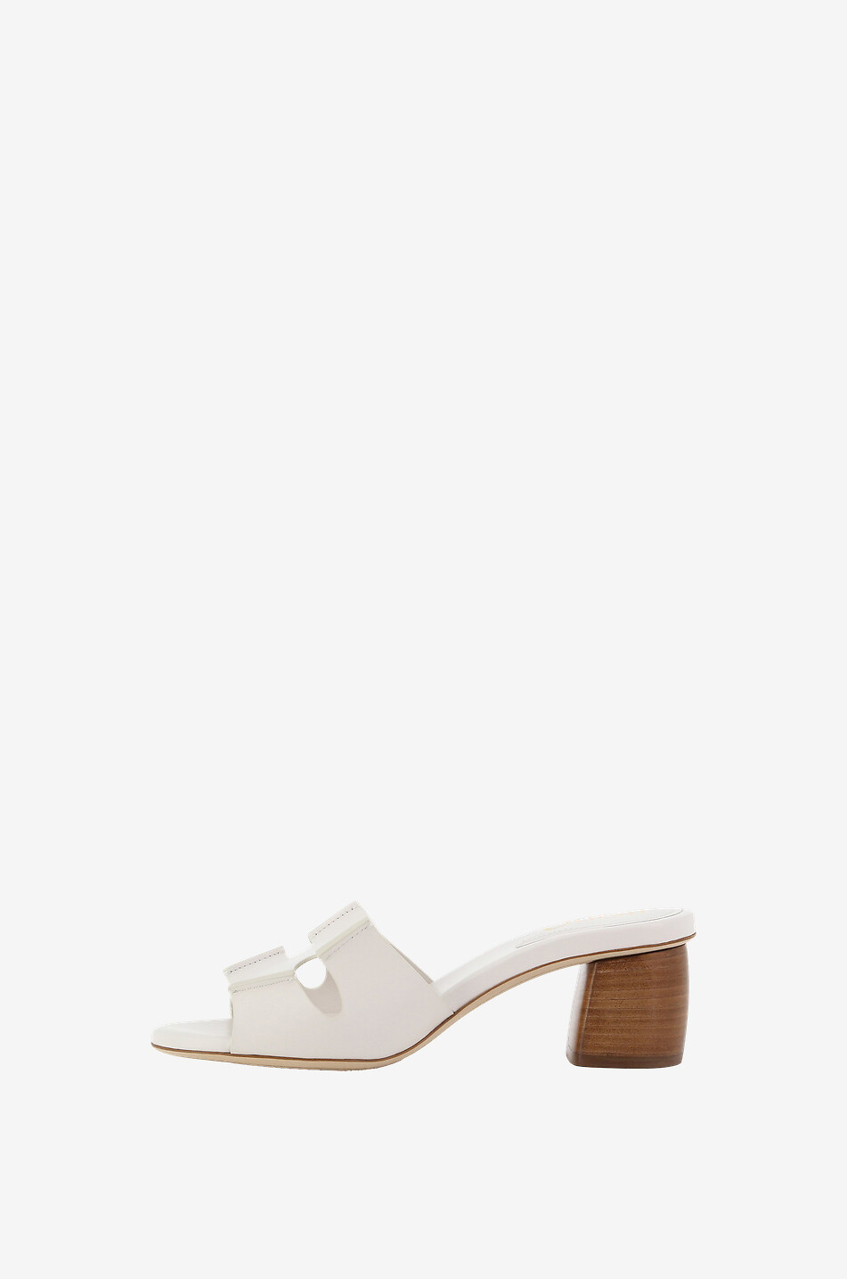 Sellierlock heel leather mules