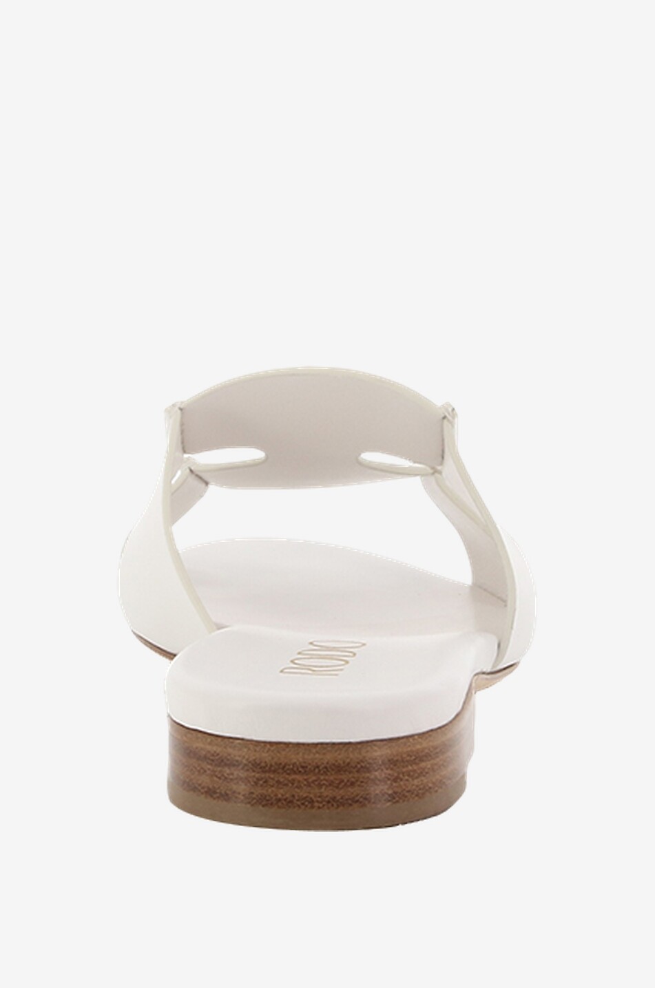Sellier flat leather mules