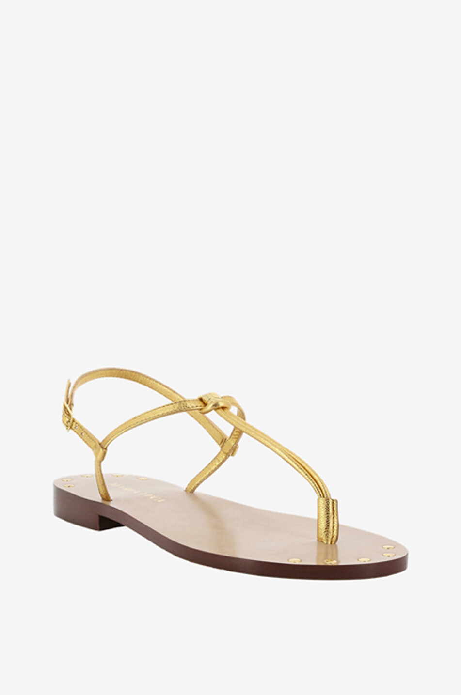 Sandales plates en cuir Iset