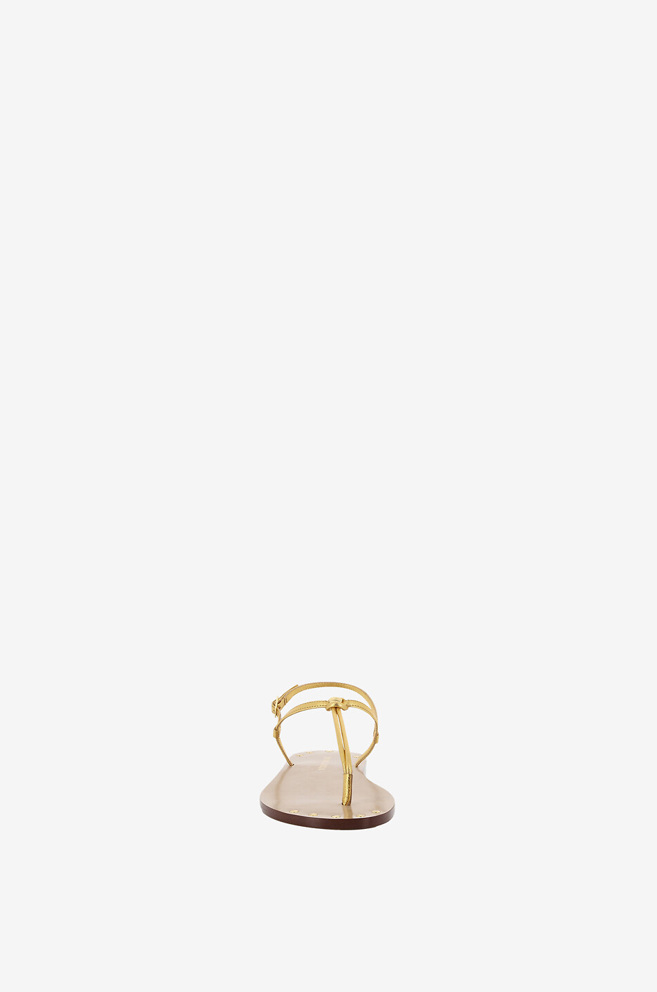 Sandales plates en cuir Iset