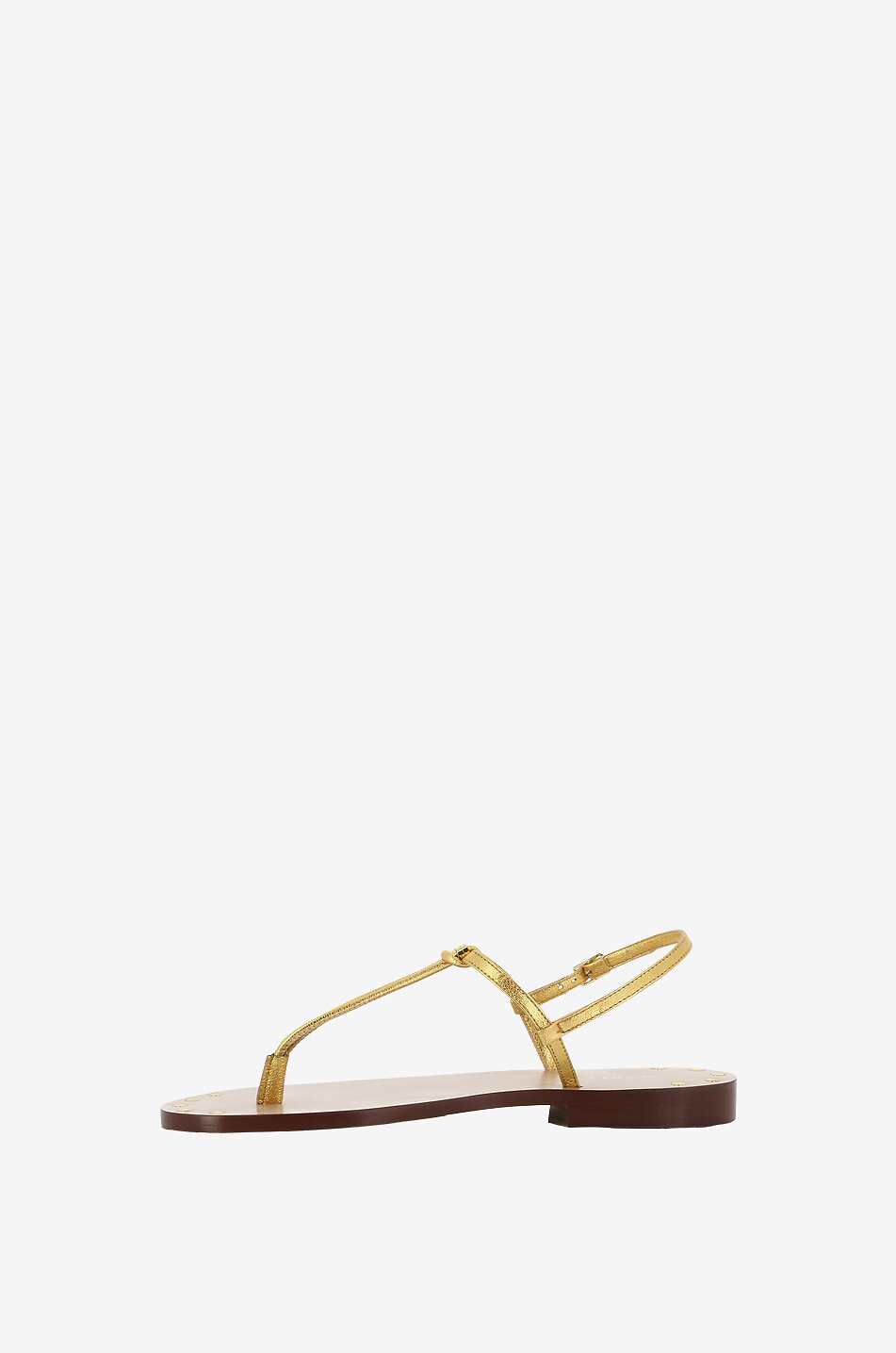 MARIA LUCA Flache Sandalen aus Leder Iset Damen GOLDEN 3