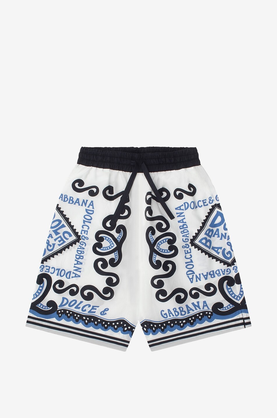 Jungen-Popeline-Bermudashorts mit Print Marina