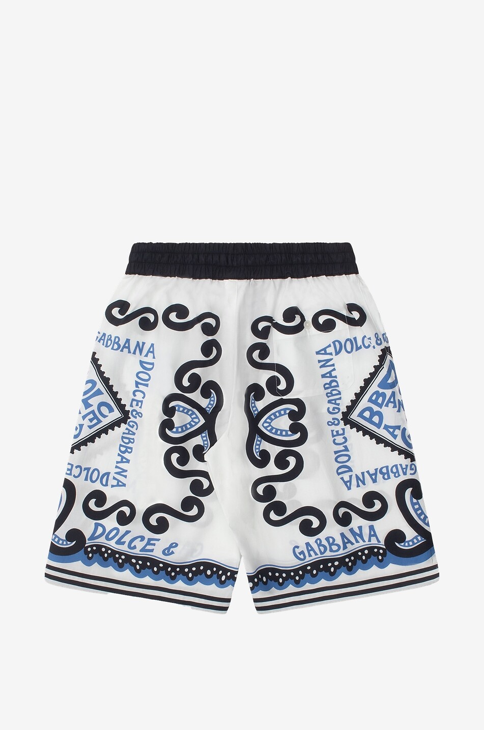 Jungen-Popeline-Bermudashorts mit Print Marina