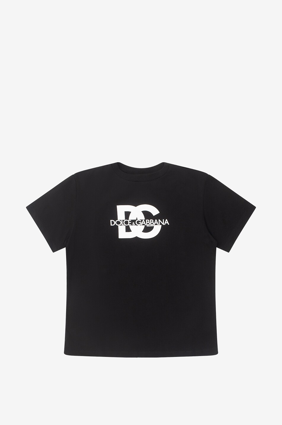 DOLCE & GABBANA DG printed boy's short-sleeved T-shirt Boy BLACK 1