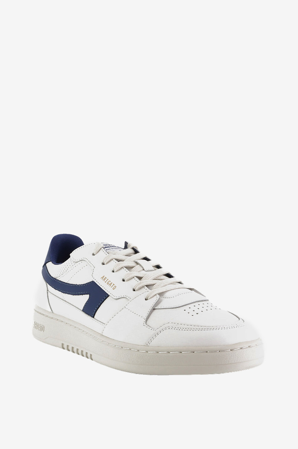 AXEL ARIGATO Baskets basses à lacets en cuir Dice Stripe Sneaker Homme BLEU FONCE 1