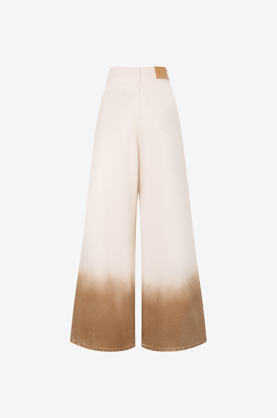 ALANUI Bright Hues Cinnamon wide-leg high-rise dip-dye jeans Women MULTI COLOURED 2