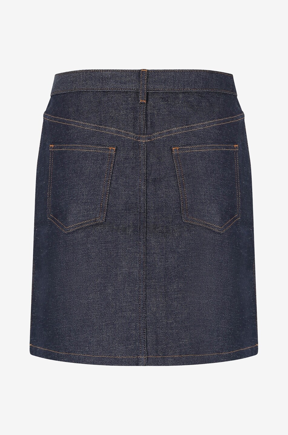 A.P.C. Minijupe en denim rigide Standard Indigo Femme BLEU FONCE 2