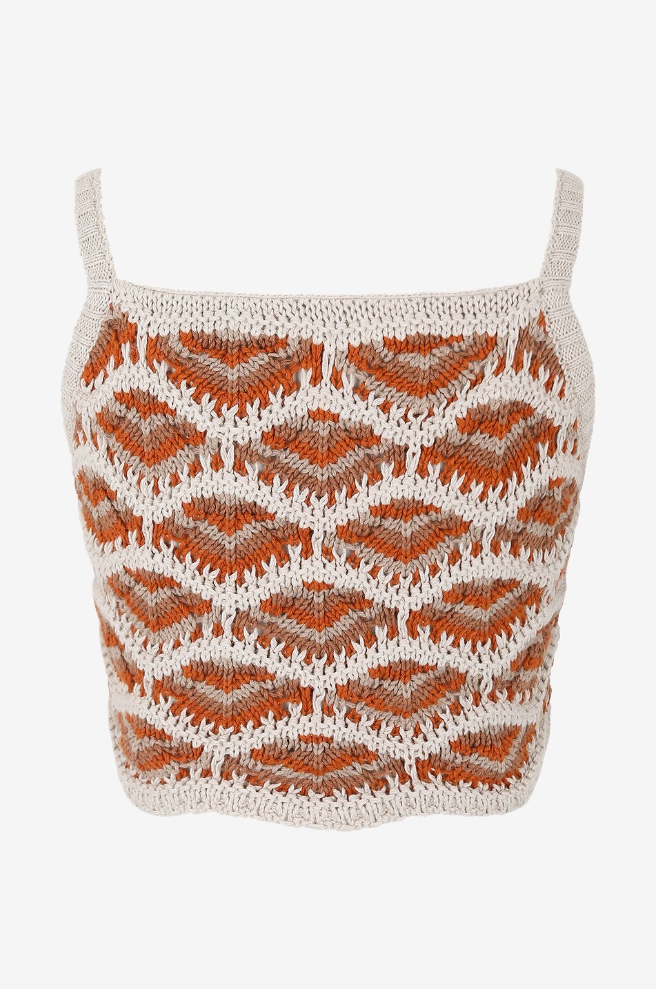 ALANUI Hawa Mahal cropped strappy knit top Women MULTI COLOURED 2