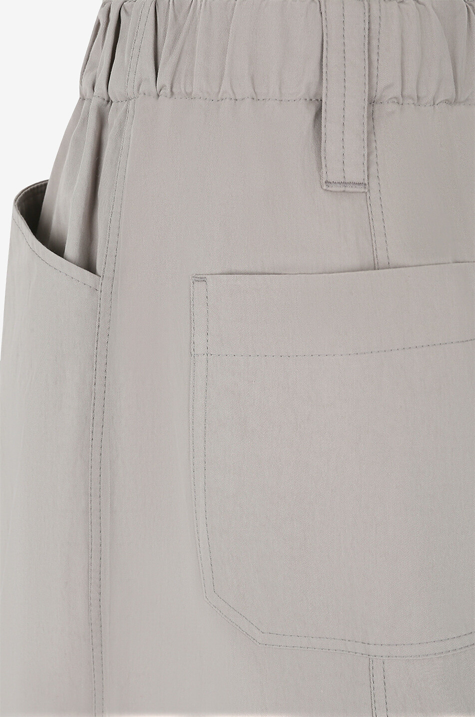 BRUNELLO CUCINELLI Langer Gabardine-Rock im Cargo-Look mit Monile-Detail Damen BEIGE 3