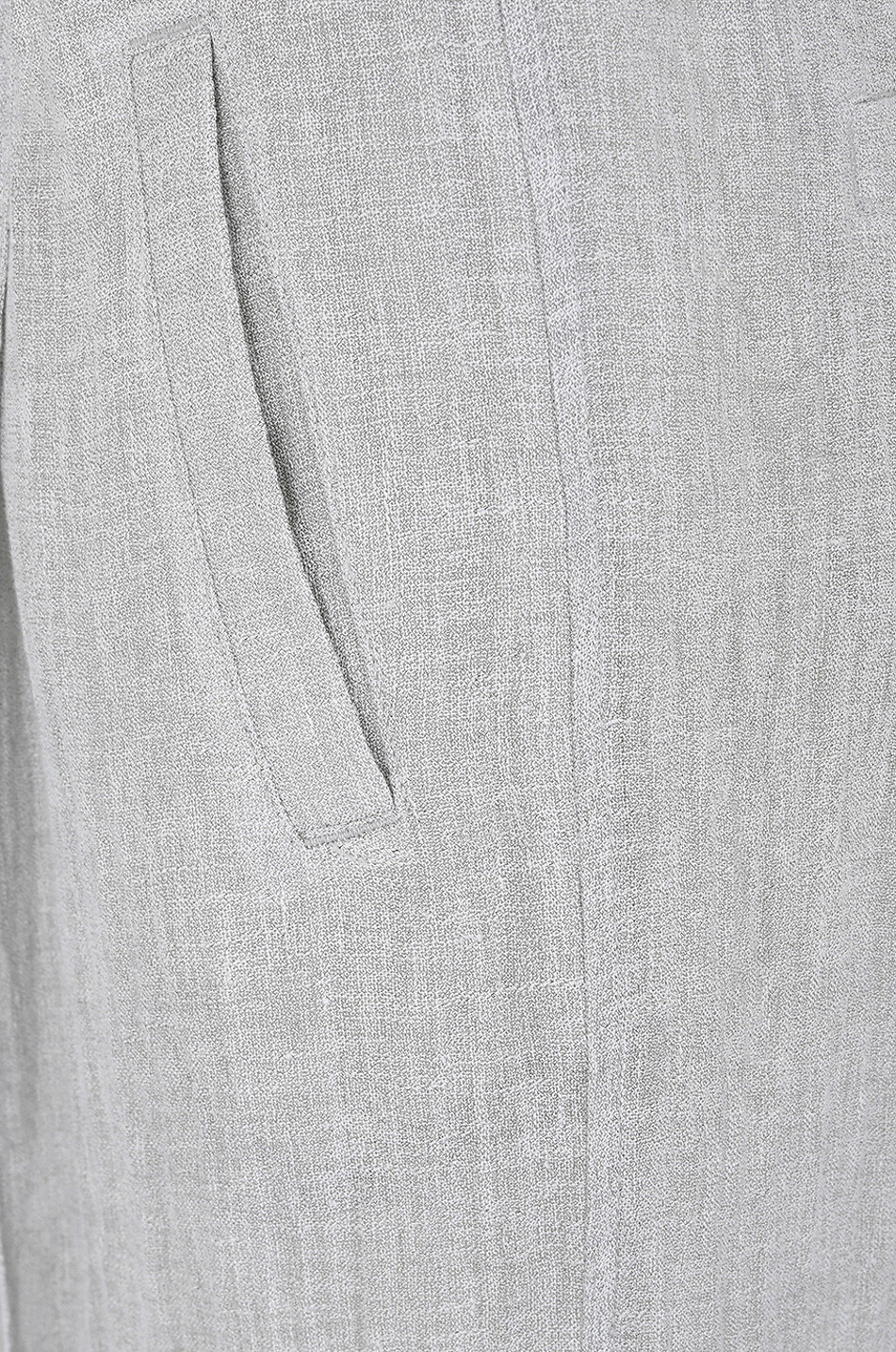 BRUNELLO CUCINELLI Leinenmix-Gaze-Hose mit weitem Bein Damen GRAU 3