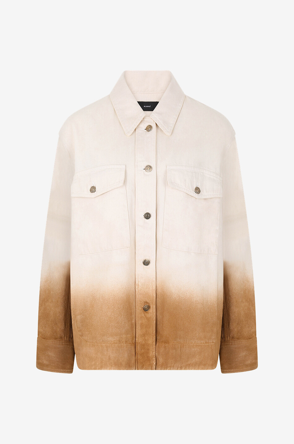 Bright Hues Cinnamon loose denim shirt jacket