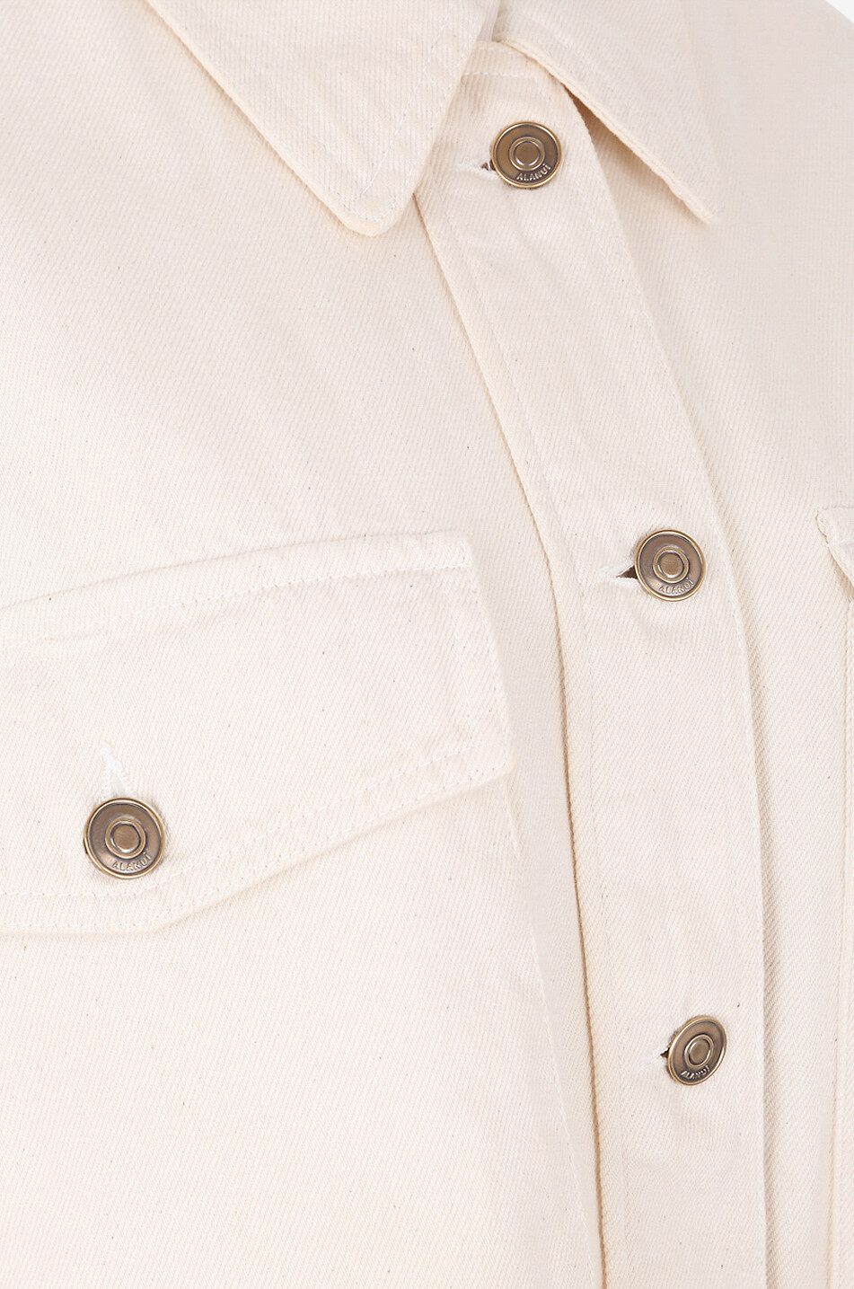 Bright Hues Cinnamon loose denim shirt jacket