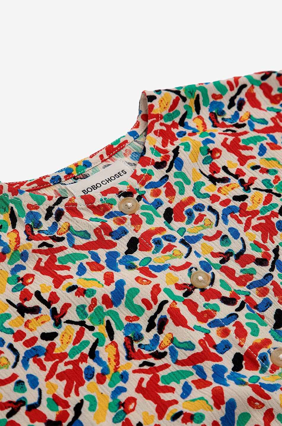 BOBO CHOSES Mädchenbluse mit Schoss confetti All Over Baby BUNT 2
