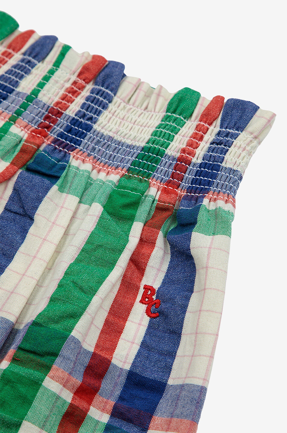 BOBO CHOSES Pantalon paperbag à carreaux bébé Madras Checks Bébé MULTICOLORE 5