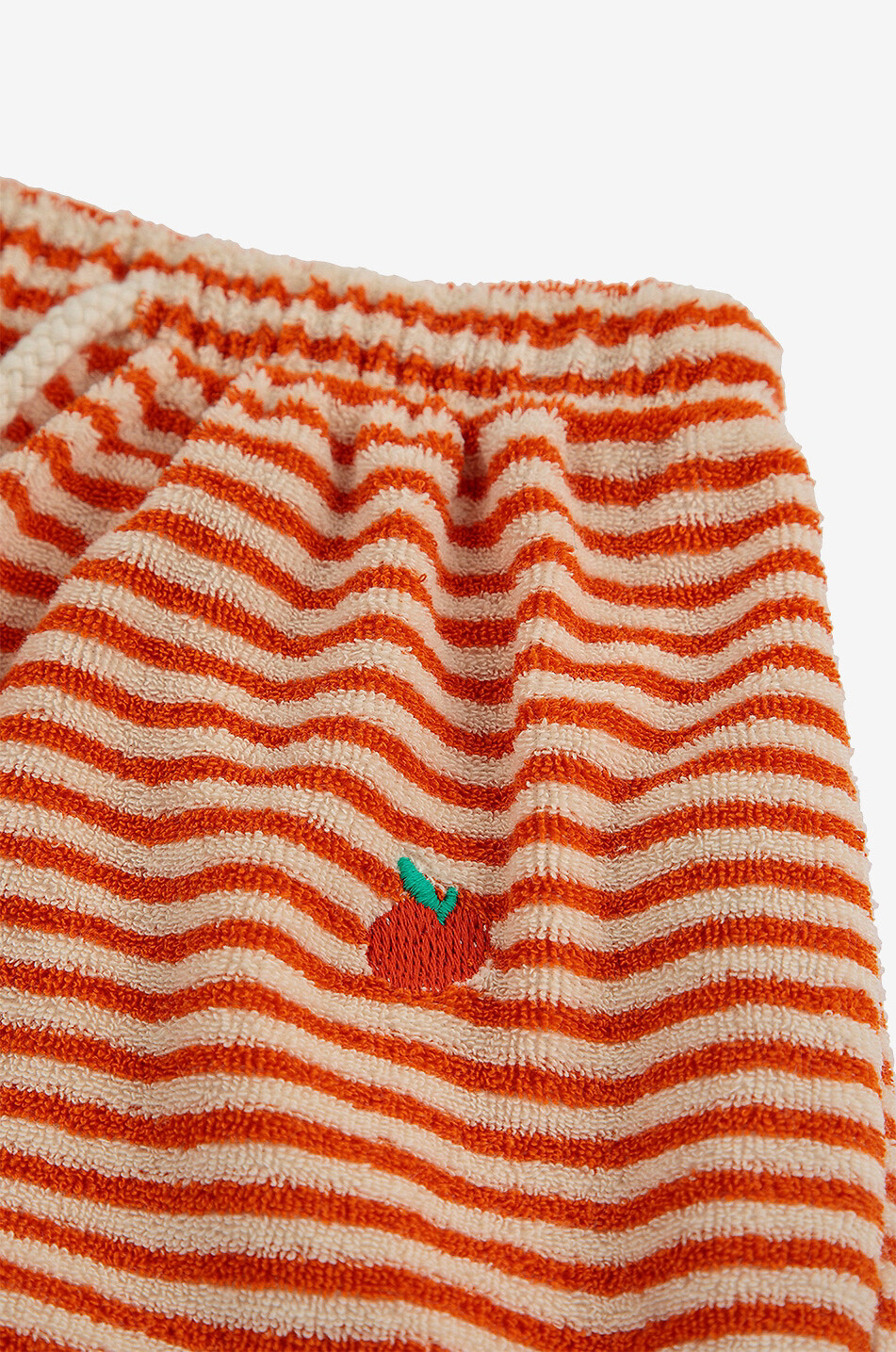 BOBO CHOSES Orange embroidered striped baby harem trousers Baby ORANGE 4