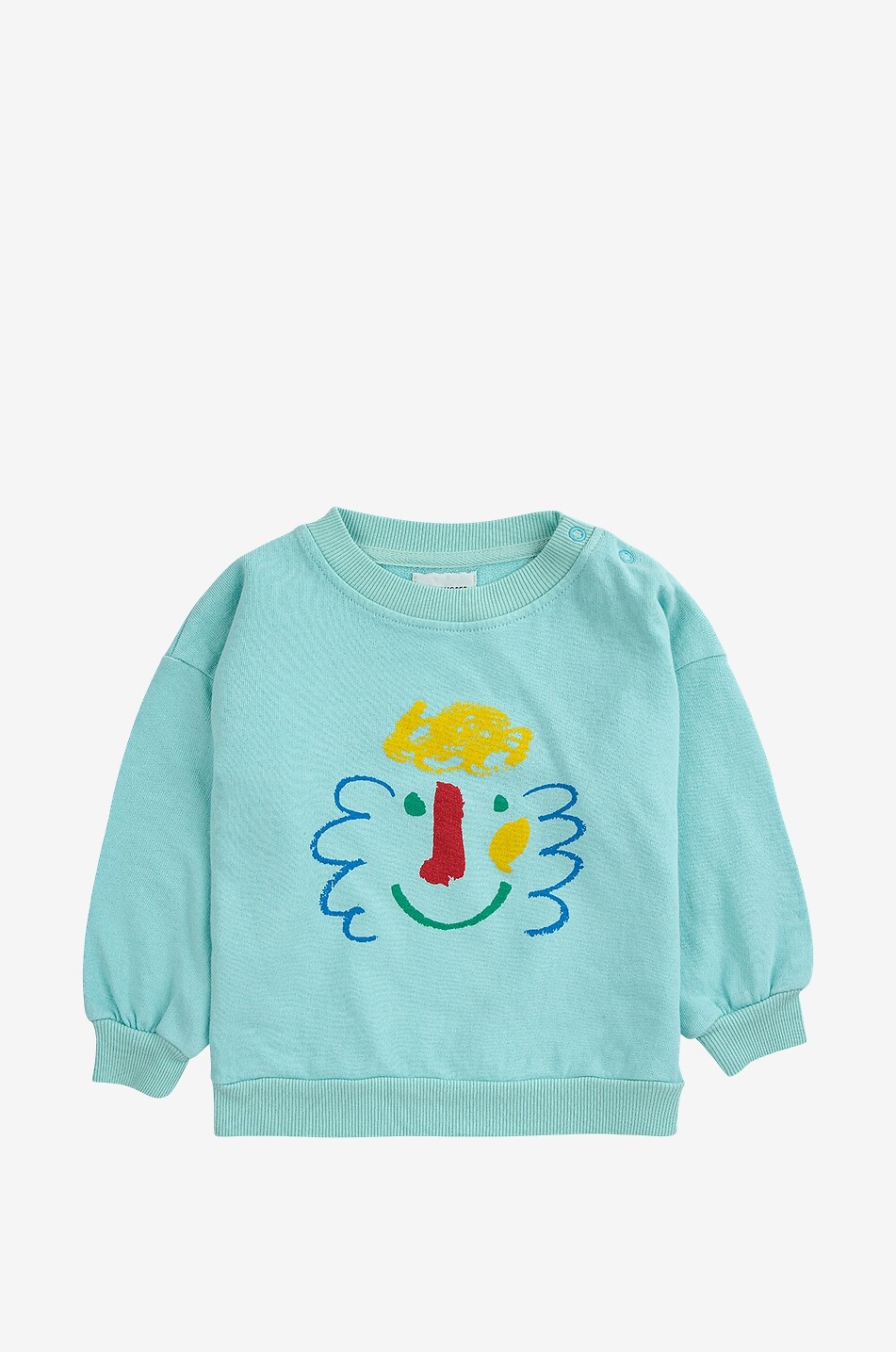 Happy Mask baby crewneck sweatshirt