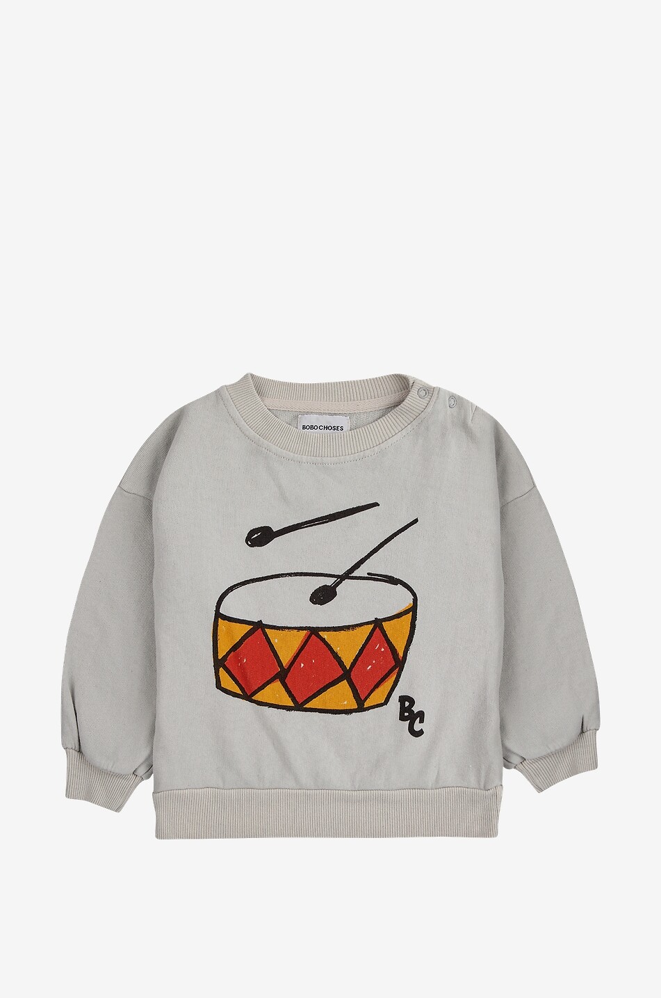 Baby-Rundhalssweatshirt Play The Drum