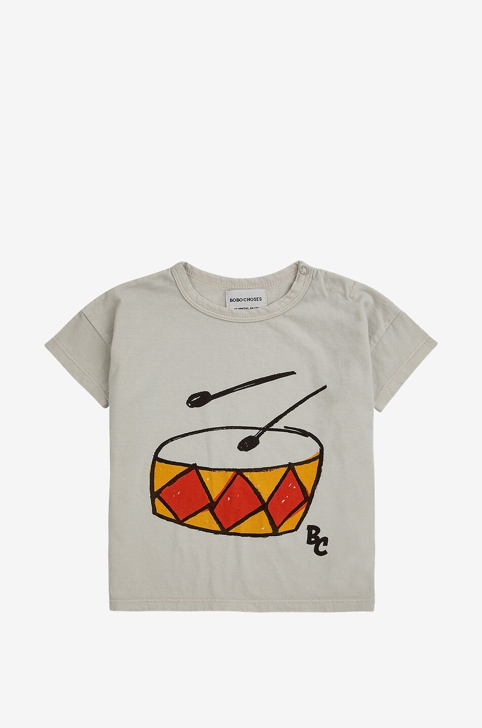 Baby-Kurzarm-T-Shirt Play The Drum