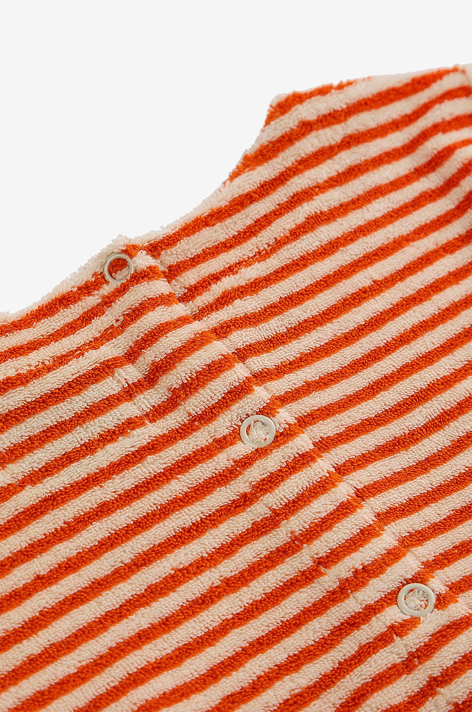 BOBO CHOSES Gestreiftes Baby-Frottee-Kleid Orange Stripes Baby ORANGE 5