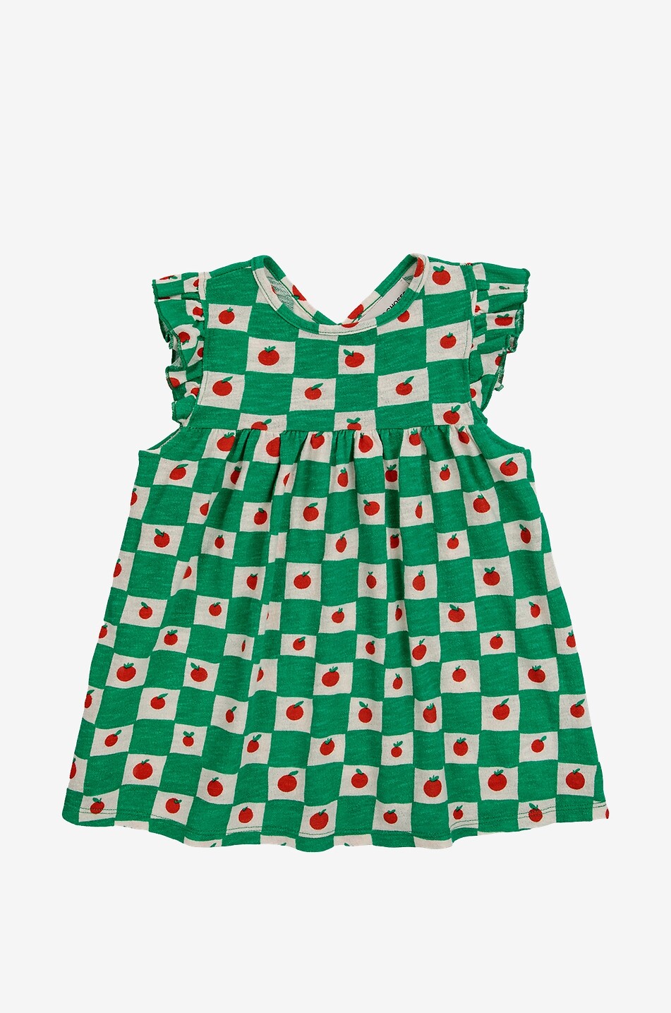 BOBO CHOSES Tomato All Over sleeveless jersey baby dress Baby GREEN 1