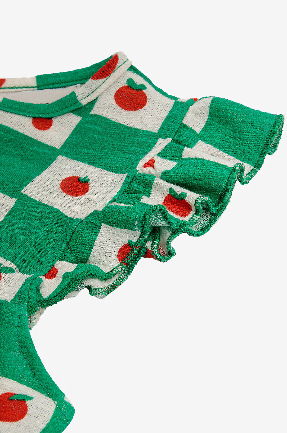 BOBO CHOSES Tomato All Over sleeveless jersey baby dress Baby GREEN 4