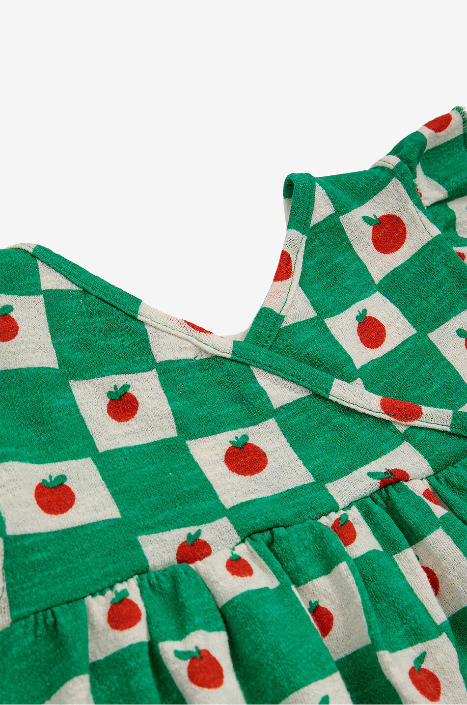 BOBO CHOSES Tomato All Over sleeveless jersey baby dress Baby GREEN 5