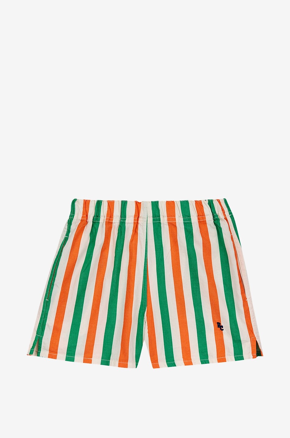 Short garçon en popeline Vertical Stripes