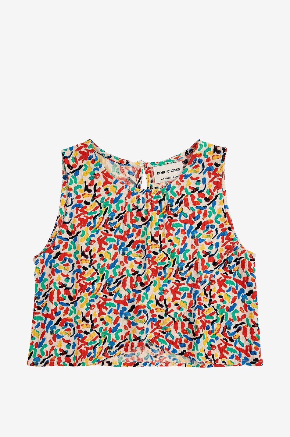Ärmelloses Mädchentop Confetti All Over