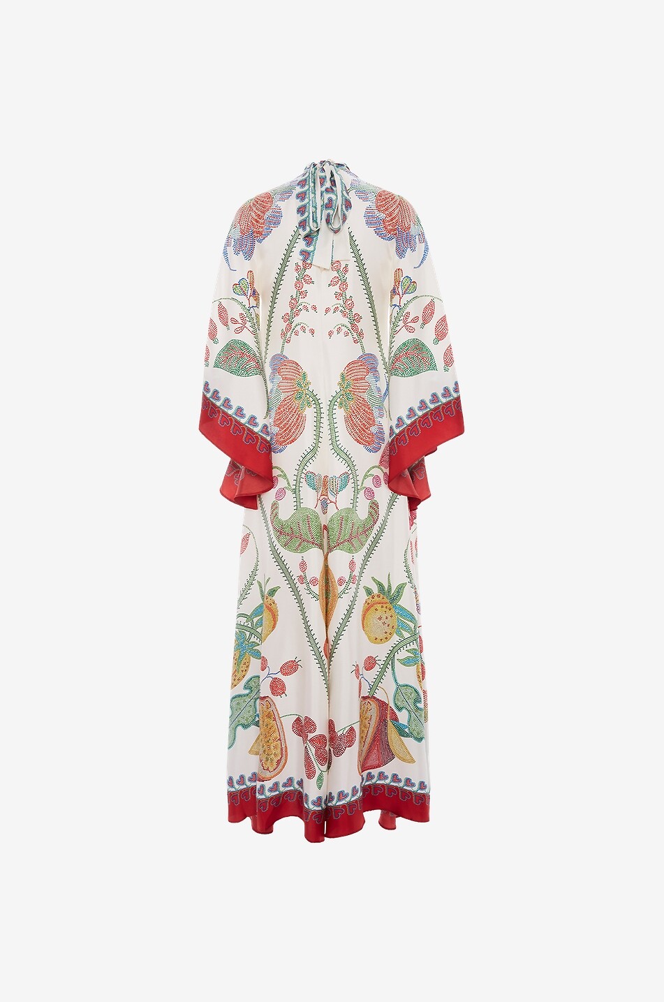 LA DOUBLEJ Magnifico Grenadilla Placé silk twill maxi dress Women WHITE 2