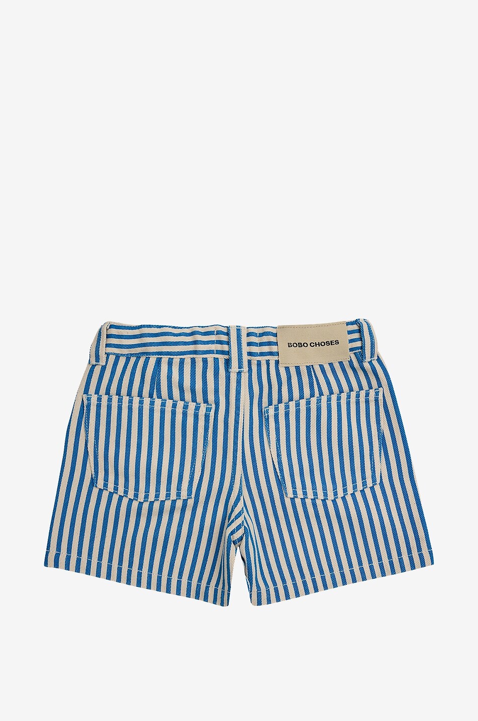 BOBO CHOSES Bobo Choses Circle boy's striped denim shorts Boy BLUE 2
