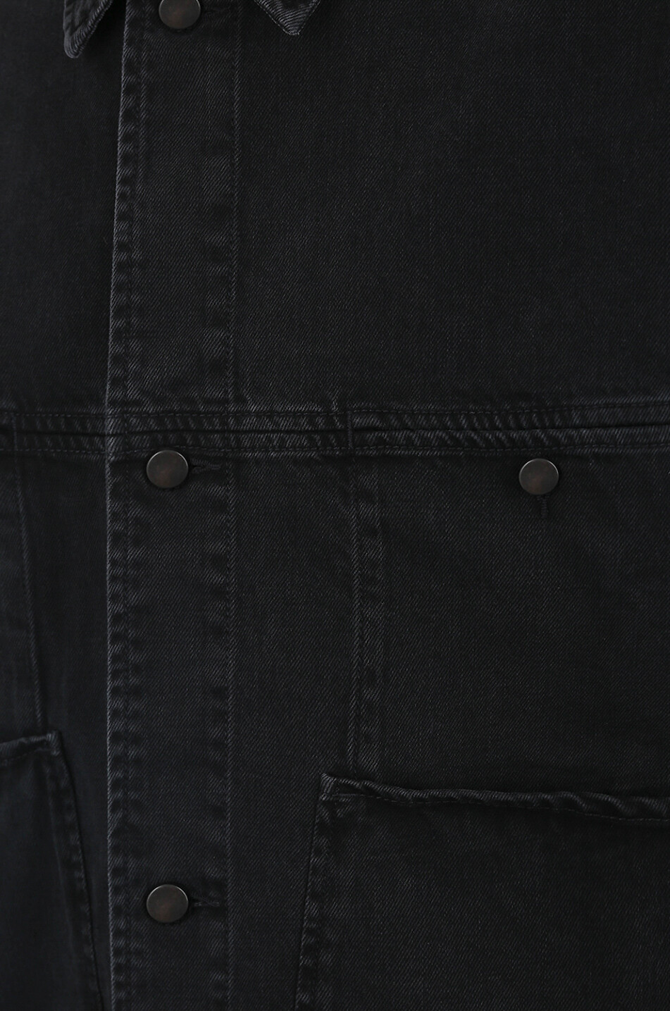 LEMAIRE 4 Pockets faded denim jacket Men BLACK 5