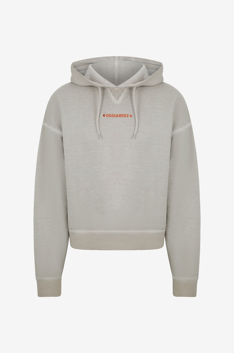 Sweat-shirt à capuche délavé imprimé logo Cipro Fit