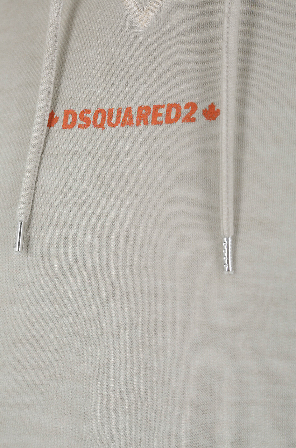 DSQUARED2 Ausgewaschenes Kapuzensweatshirt mit Logoprint Cipro Fit Herren Hellbeige 3