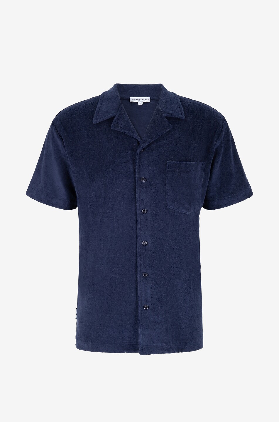 Terry organic cotton short-sleeved shirt